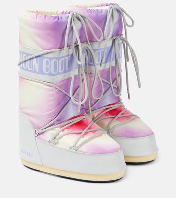 Moon Boot Icon tie-dye snow boots