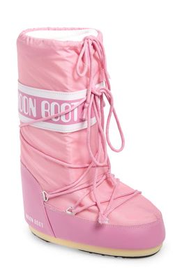 Moon Boot Icon Water Repellent Moon Boot in Pink