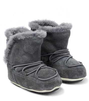 Moon Boot Kids Crib suede snow boots