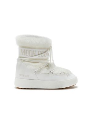 Moon Boot Kids Icon faux-fur snow boots - White