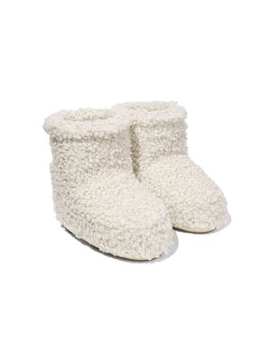 Moon Boot Kids Icon faux-shearling ankle boots - Neutrals