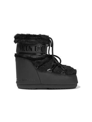 Moon Boot Kids Icon leather boots - Black
