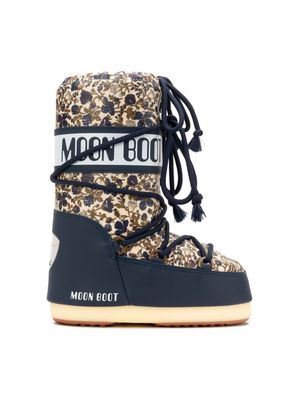 Moon Boot Kids x Bonpoint Icon panelled boots - Blue