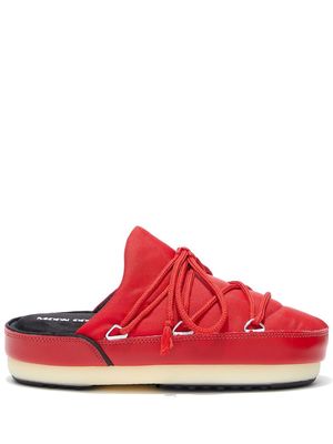 Moon Boot lace-up mules - Red