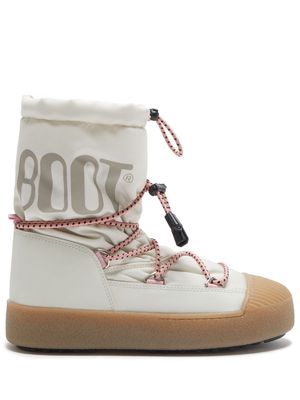 Moon Boot logo-print ankle-length boots - White