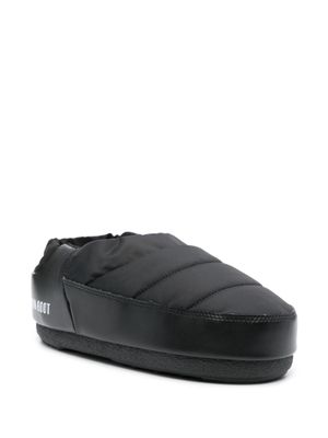 Moon Boot logo-print padded sandals - Black