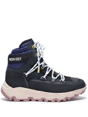 Moon Boot Tech Hiker lace-up ankle boots - Blue