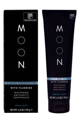 MOON Fresh Mint Cavity Protection with Fluoride Teeth Whitening Toothpaste 