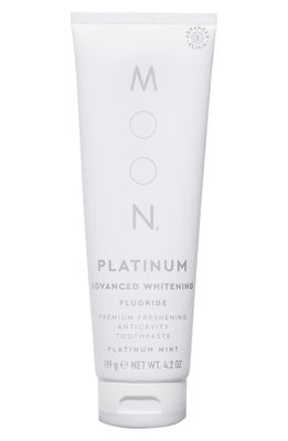 MOON Platinum Advanced Teeth Whitening Fluoride Toothpaste in Ivory 