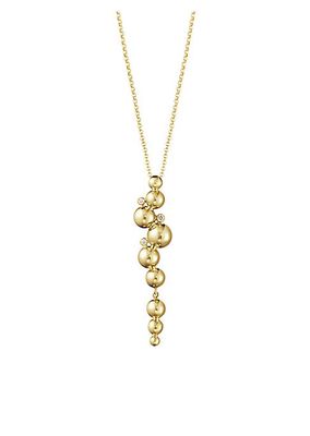 Moonlight Grapes 18K Yellow Gold & Diamond Pendant Necklace
