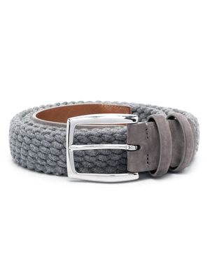 Moorer Abner contrast belt - Grey