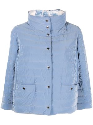 Moorer Cindy reversible quilted jacket - Blue