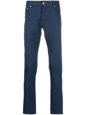 Moorer Credi straight-leg trousers - Blue