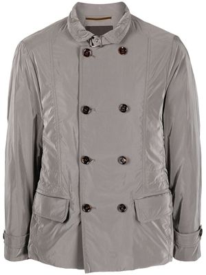 Moorer double-breated holographic blazer - Neutrals