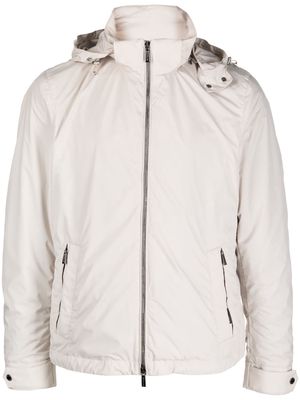 Moorer Duccio water-repellent hooded jacket - Neutrals