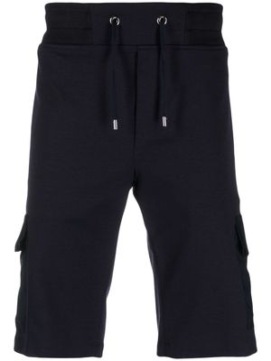 Moorer elasticated drawstring-waist shorts - Blue