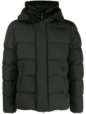 Moorer Erenio feather-down hooded jacket - Green