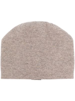 Moorer fine-knit cashmere hat - Neutrals