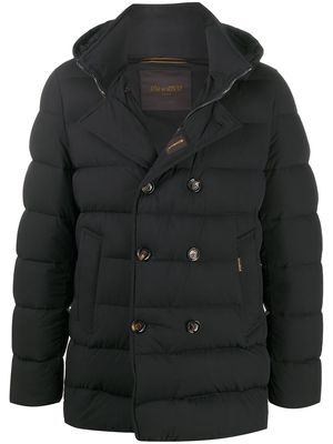 Moorer Florio double-breasted padded coat - Blue