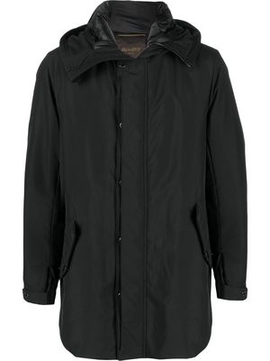 Moorer hooded padded coat - Black