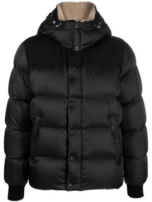 Moorer hooded padded jacket - Black