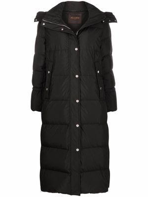 Moorer hooded puffer coat - Black