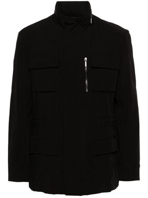 Moorer hooded rain jacket - Black