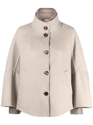 Moorer Lenie-Czi double-layer jacket - Neutrals