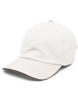 Moorer logo-print baseball cap - Neutrals
