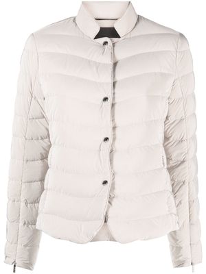 Moorer long-sleeve padded jacket - Neutrals