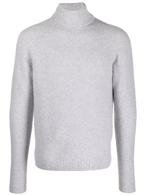 Moorer long-sleeve roll-neck jumper - Grey