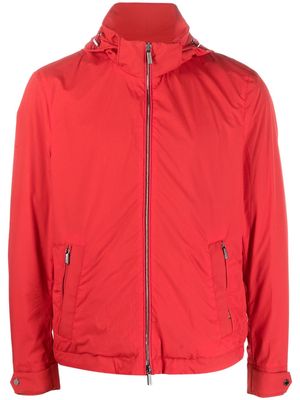 Moorer long-sleeved hooded jacket - Red