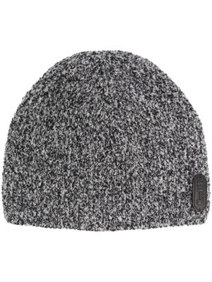 Moorer marl-knit beanie hat - Grey