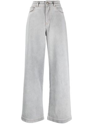Moorer mid-rise straight-leg jeans - Grey