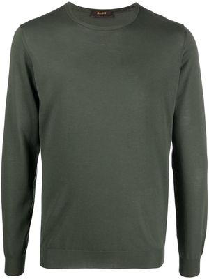 Moorer Orvieto-Cre crew-neck sweater - Green