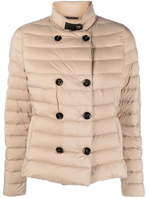 Moorer padded quilted jacket - Neutrals