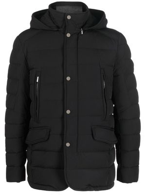 Moorer padded wool jacket - Black