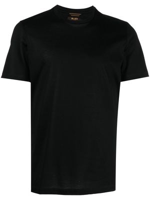 Moorer short-sleeve cotton T-shirt - Black