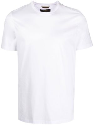Moorer short-sleeve cotton T-shirt - White