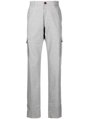 Moorer stretch-cotton cargo pants - Grey
