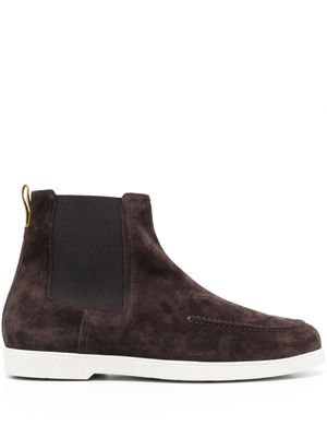 Moorer suede ankle boots - Brown