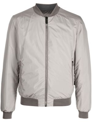 Moorer zip-up bomber jacket - Grey