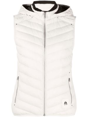 Moose Knuckles Air Down padded gilet - White