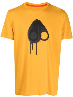 Moose Knuckles Augustine-print T-shirt - Yellow