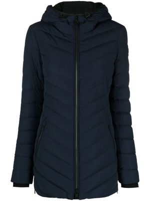 Moose Knuckles chevron-quilted puffer jacket - Blue