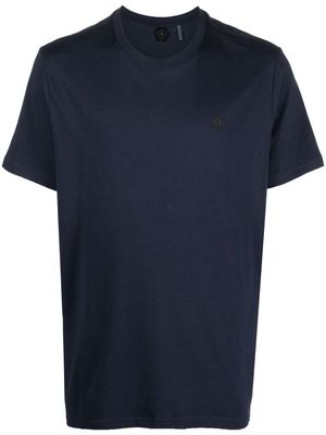 Moose Knuckles crew neck cotton T-shirt - Blue