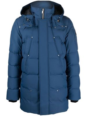Moose Knuckles detachable-hood padded coat - Blue