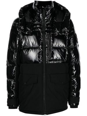 Moose Knuckles Duglad padded panelled jacket - Black