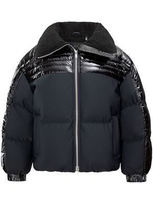Moose Knuckles Elmira panelled padded jacket - Black