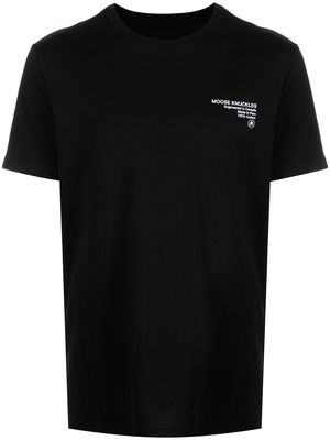 Moose Knuckles Four Mile logo-print T-shirt - Black